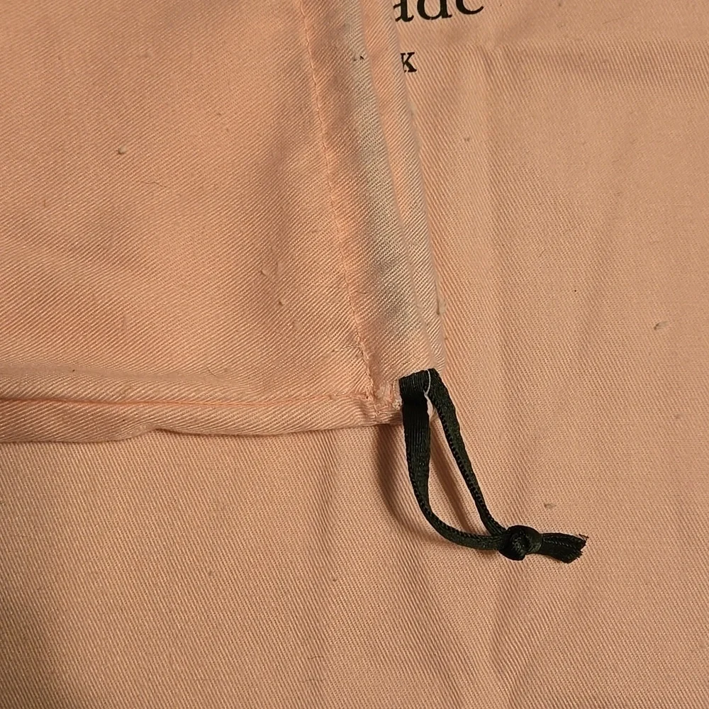 Kate Spade Pink Drawstring Purse Dust Jacket